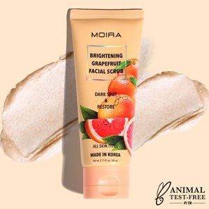 Moira Cosmetics, Facial Scrub, Brightening Grapefruit